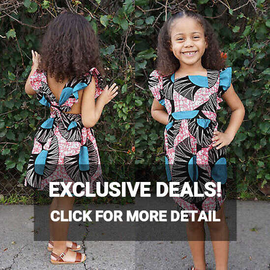 Toddler Kids Girls African Traditional Style Fly Baby Girl Dress ...