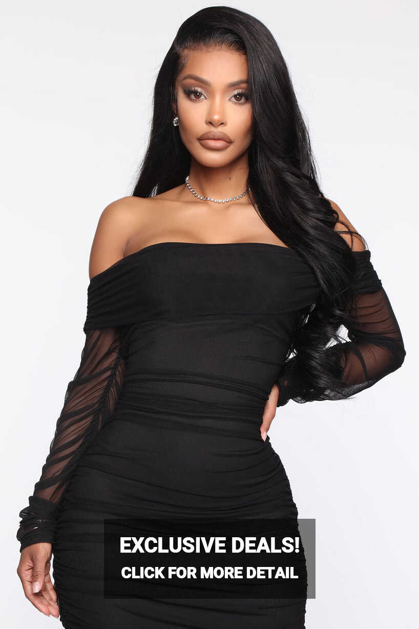 Top Trend Ruched Maxi Dress - Black | Fashion Nova, Dresses ...