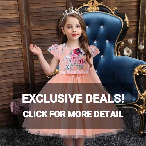 Traditional style Child short sleeve western dress for girl ...