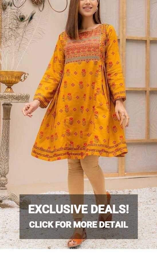 Trending Short Frock Designs for Girls 2021 | Summer lawn Short ...