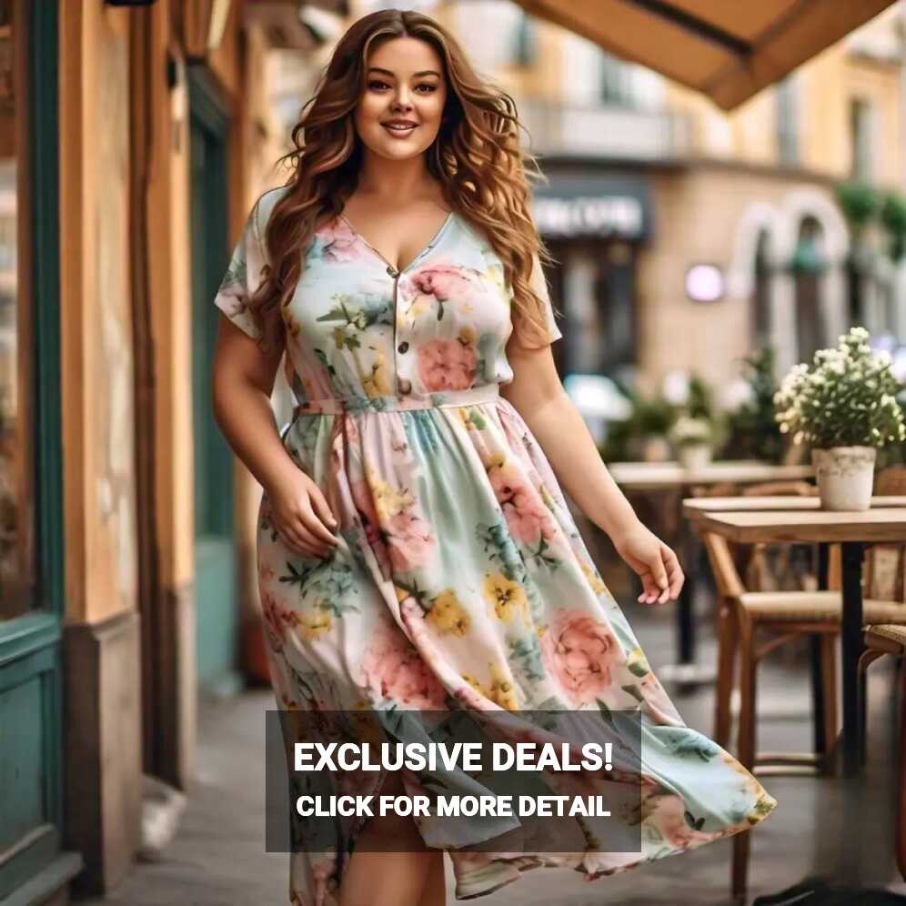 Trendy Summer Casual Dresses for Plus Size Women: Stay Stylish and ...