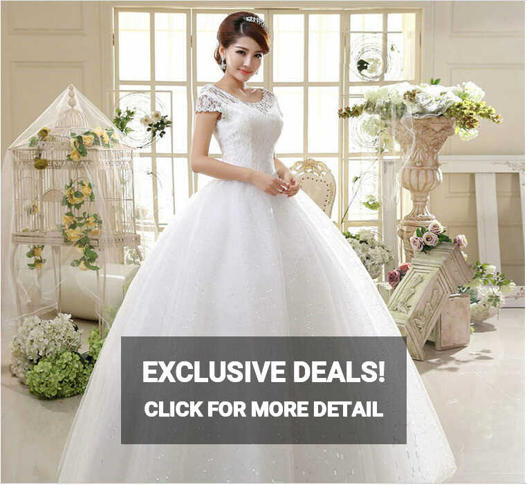 UK Women&#39;s White Lace Formal Wedding Dress Princess Bridal Gown ...