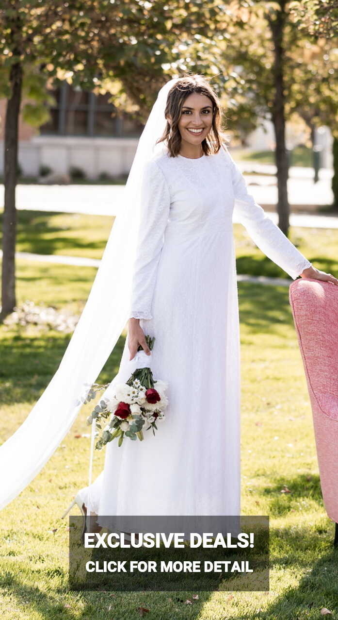 Utah Trends: Modest &amp; Minimalist Wedding Dresses | White Elegance