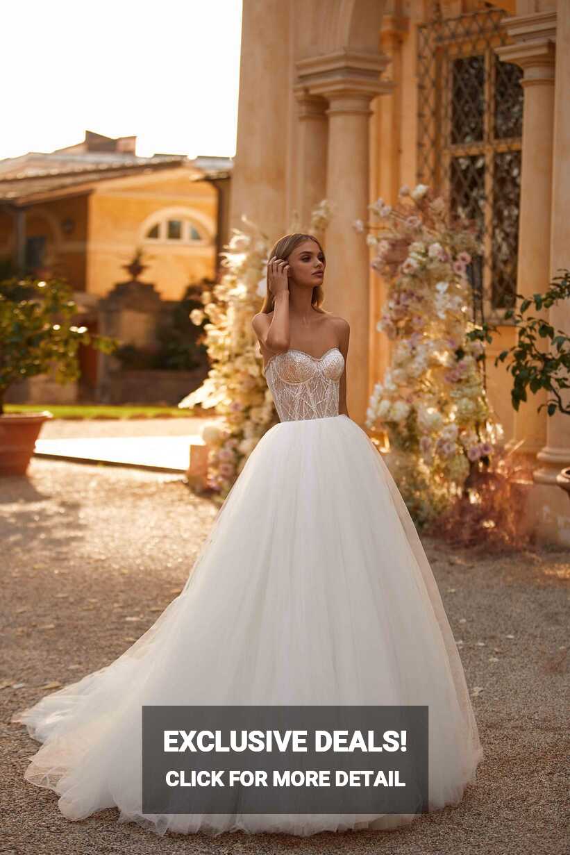 Valia Romantic Sweetheart Neckline Ball Gown Wedding Dress by ...