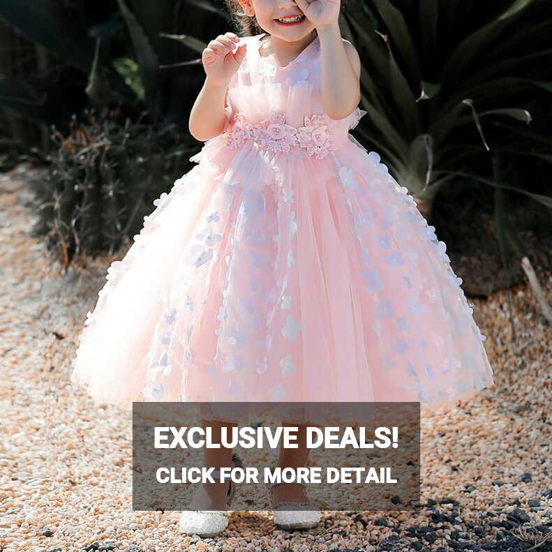 Vedolay Toddler Sequin Summer Dress, Ruffle Lace Pageant, Kids ...