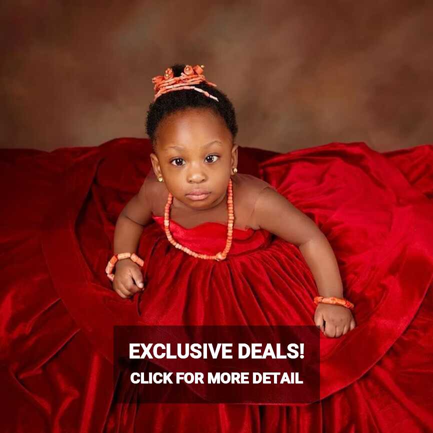 Velvet Red Girl Pageant Dress Flower Girls Dresses for Wedding ...