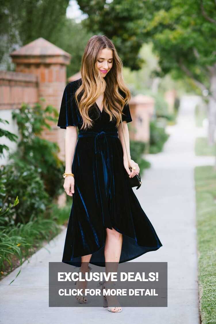 Velvet Wrap Dress + 10 Questions - M Loves M