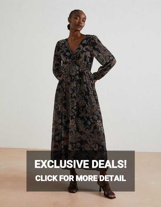 Victoria Floral Midi Dress, Dresses | FatFace.com