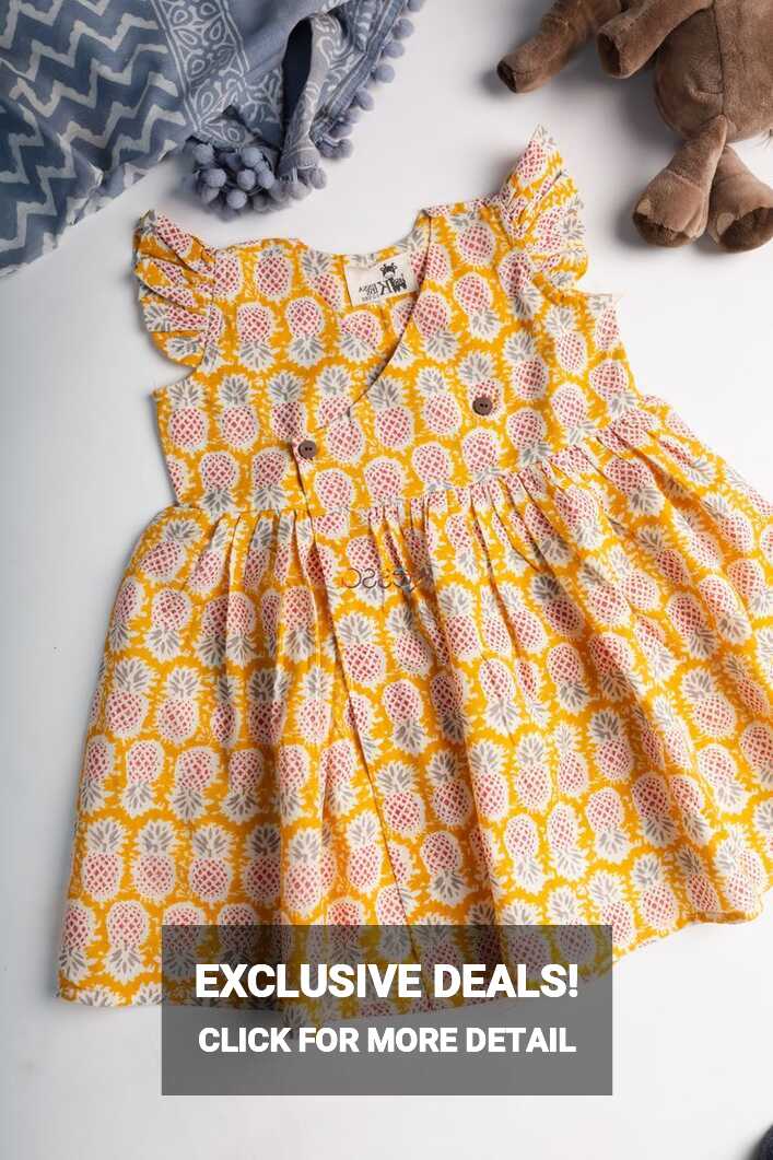 Vyaapti Kids Cotton Frock AJ39 | Cotton frocks for kids, Baby girl ...