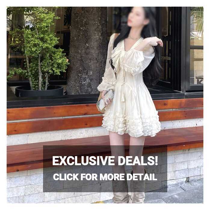 WALNUT Fairy Color Dress Woman Casual Long Sleeve Elegant Dress ...