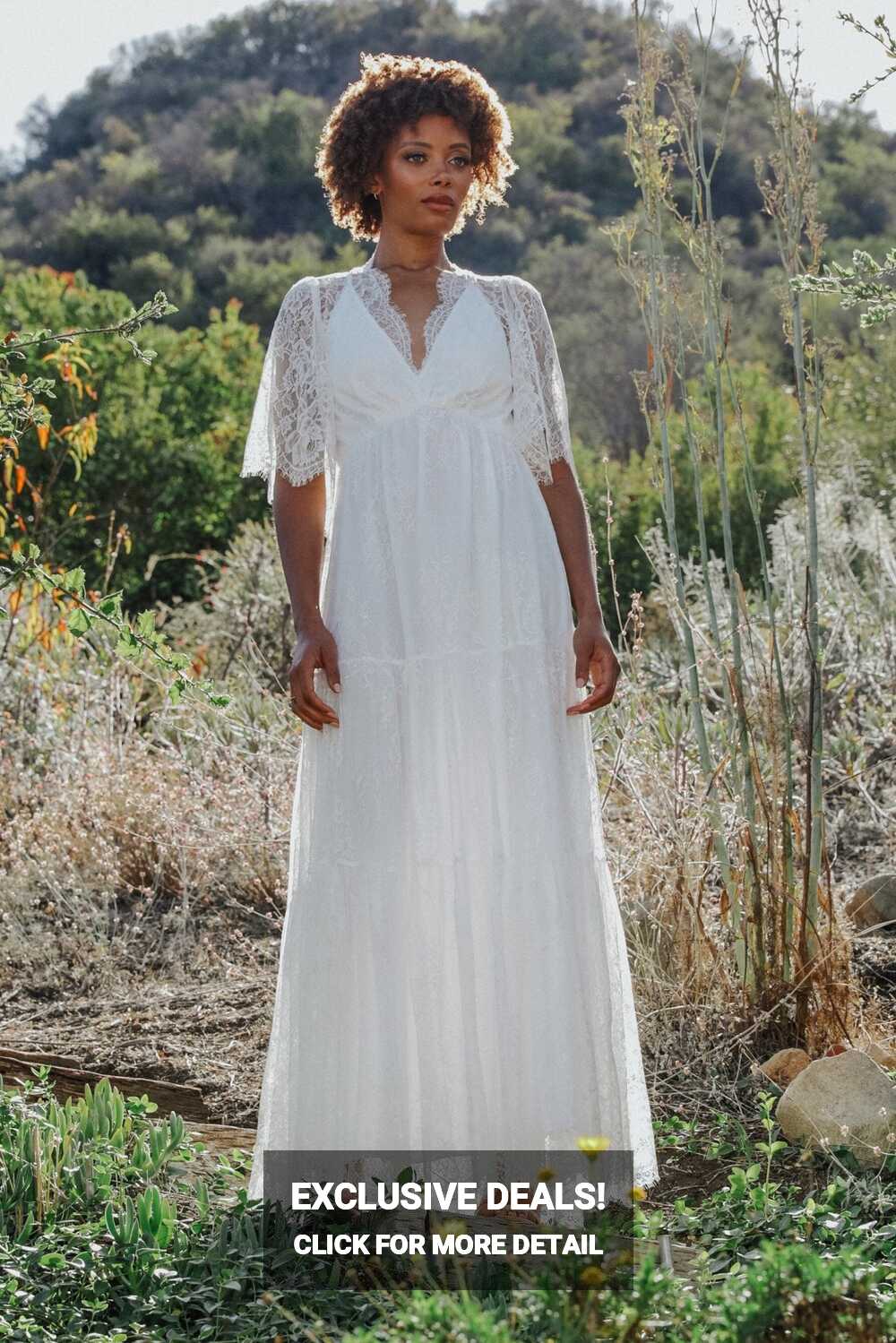 Wanderlust Lace Maxi Dress | White | Baltic Born