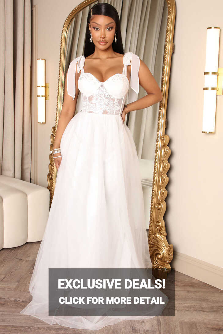 Wedding Day Maxi Dress - White | Fashion Nova, Dresses | Fashion Nova