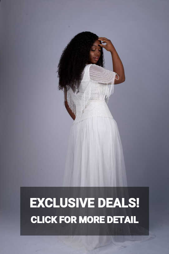 Wedding Net Maxi Dress - White - Diverse Divas