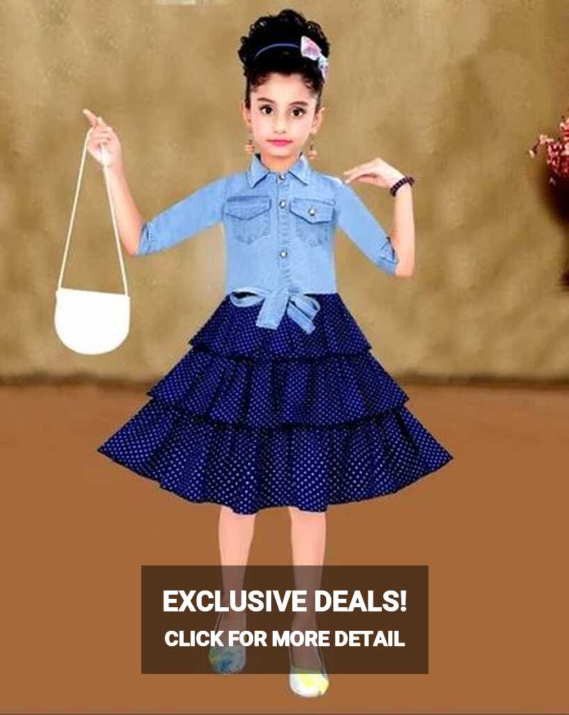 Western Denim Stylish Short Midi Dress at Rs 450 in Mumbai | ID ...