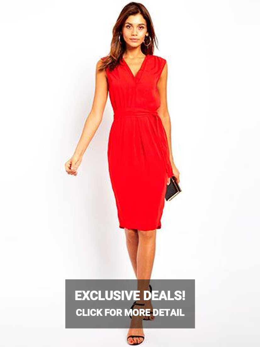 What to wear to an office party :: 10 of the best red dresses