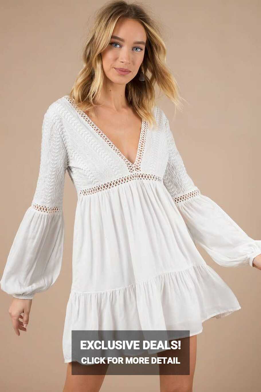 White Dresses for Women - Simple White Dresses | Tobi