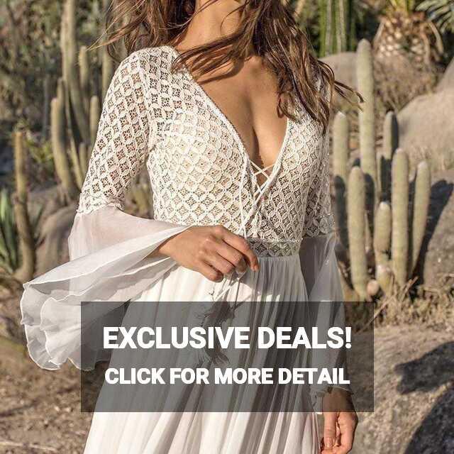 White Lace Maxi Dress – Boho Beach Hut