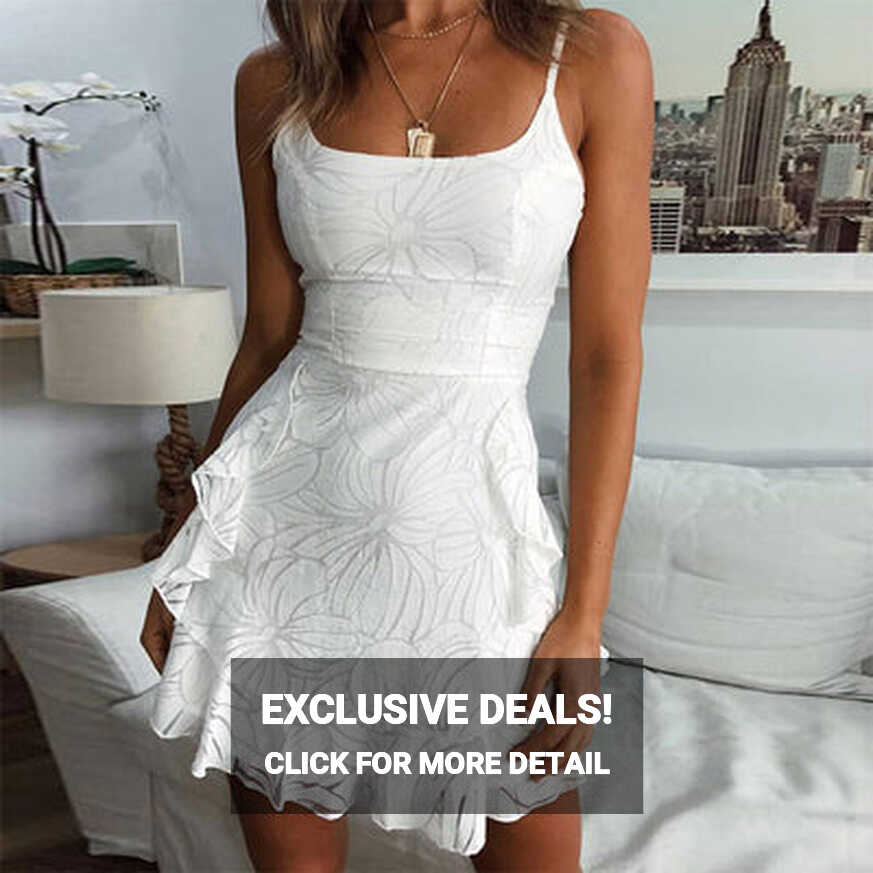 White Lace Short Summer Dress White Lace Women Fashion Dress ...