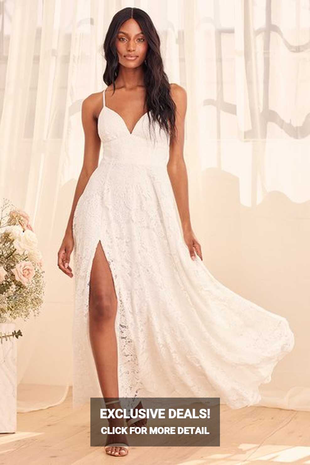 White Maxi Dress - Sleeveless Dress - Lace Maxi Dress - Lulus