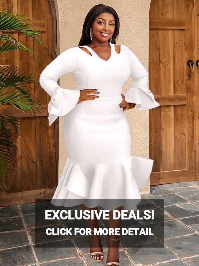 White Plus Size Party Outfit | 1,000+ White Clothes | Free Shipping!