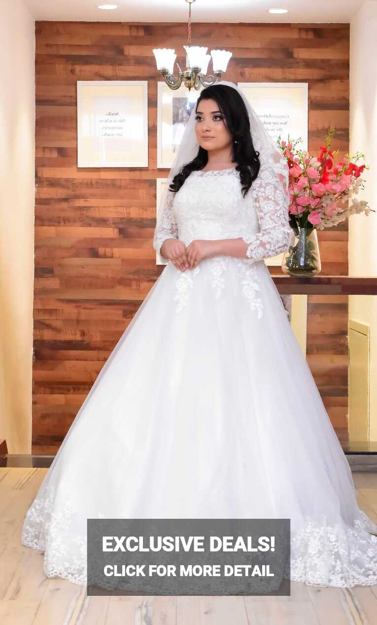 White White Christian Wedding Gown by HER CLOSET for rent online ...