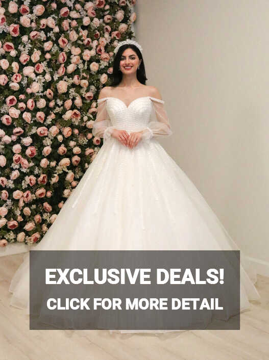 White ball gown princess dress – barobridal