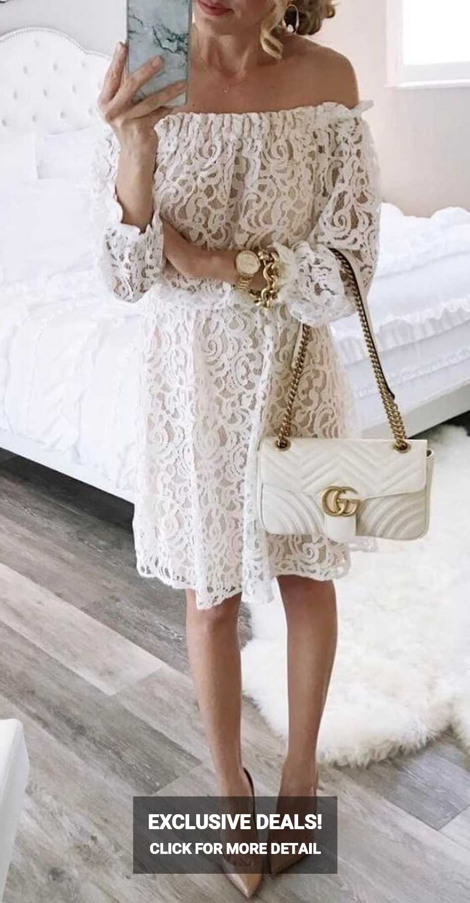 White dress - 20+ ideas for a classy outfit | Summer dress ...