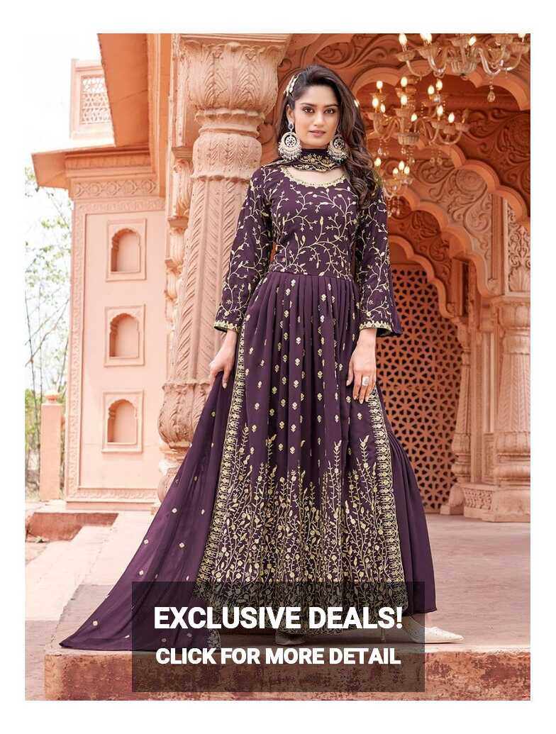 Wine Naira Cut Sharara Suit Online at Best Price - Rutbaa