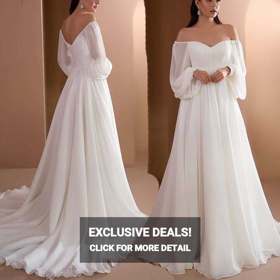 Womail White Cold Shoulder Maxi Prom Dress for Women Kuwait ...