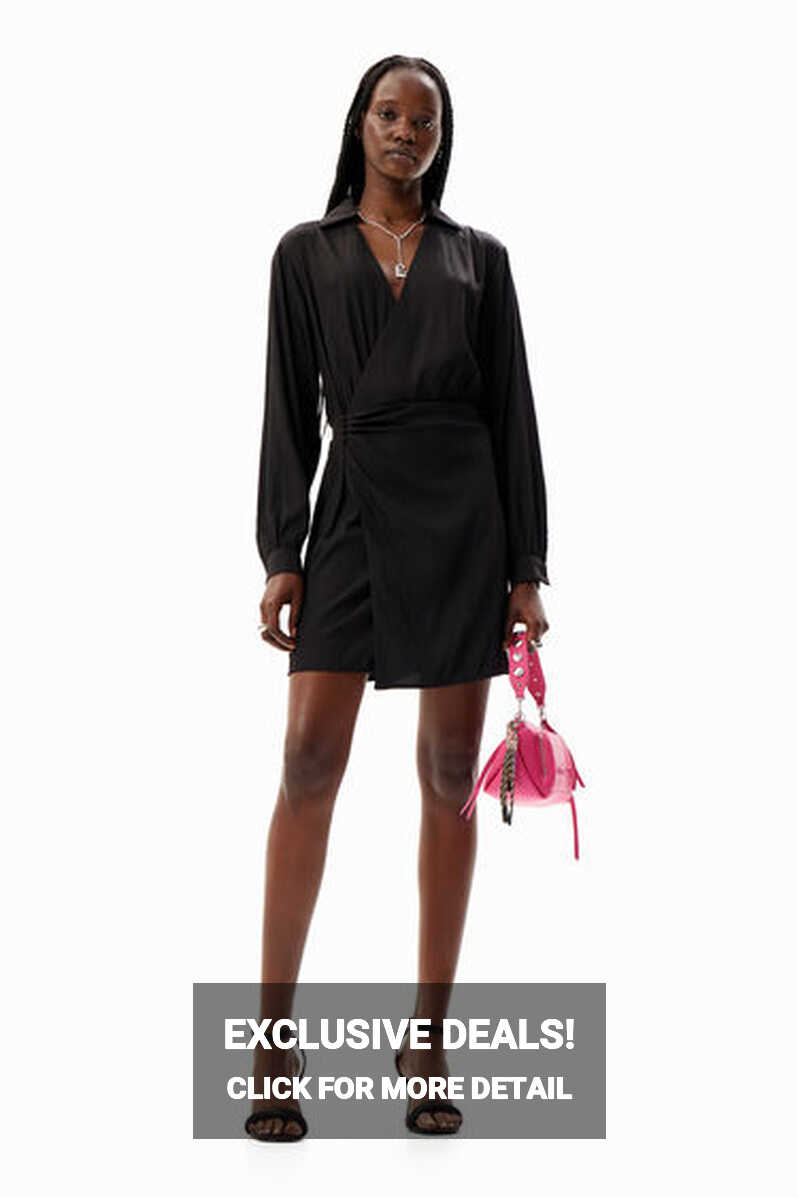 Women&#39;s Short wrap dress I Desigual.com