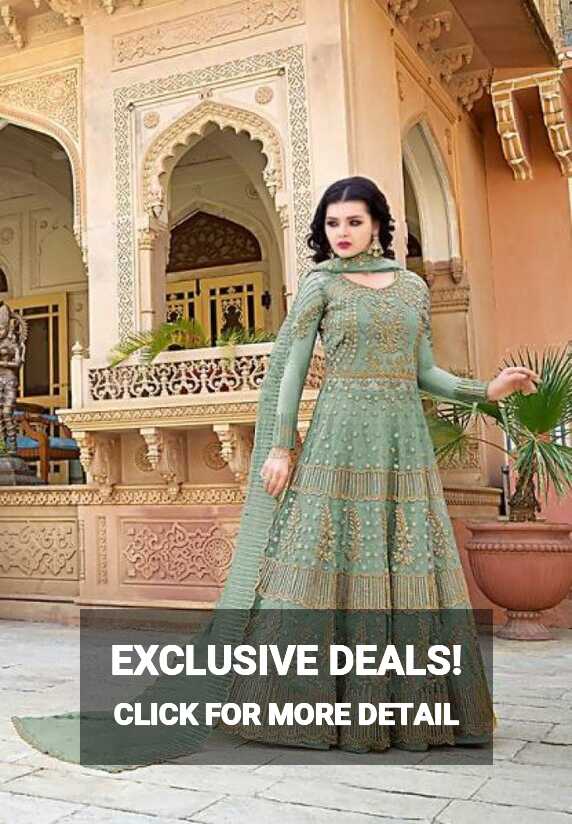 Women&#39;s Wedding Wear Designer Party Wear Salwar Suit Net and silk ...