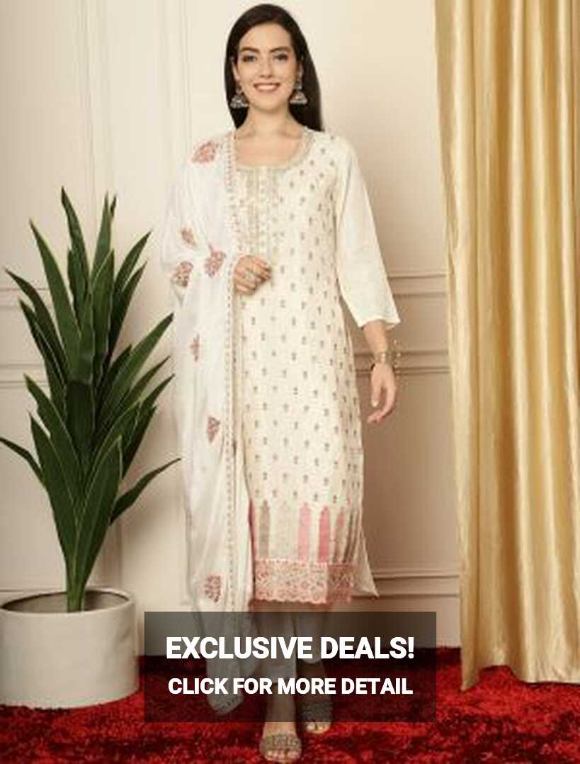 Women&#39;s White Suits, Buy White Salwar Kameez Online UK