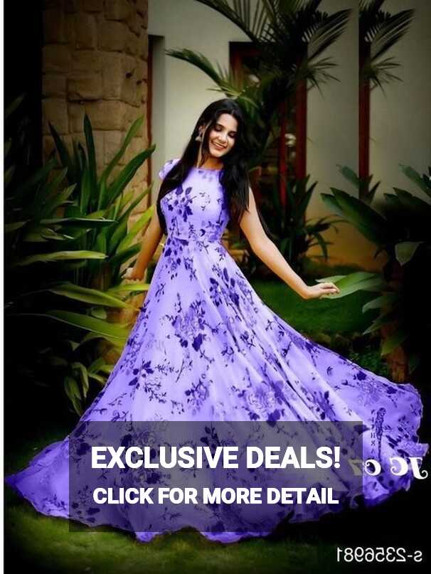 Women Chiffon Long Dress at Rs 799/piece in Dhanbad | ID: 21152591688