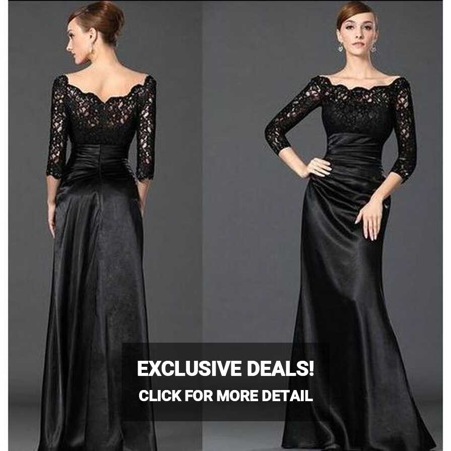 Women Stitch Black Party Wear Long Dress at Rs 15000/piece in ...