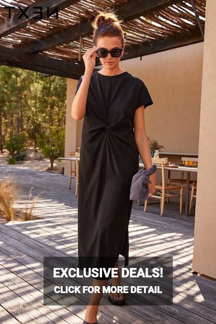 Womens Black Summer Dresses | Plain &amp; Printed Summer Dresses | Next