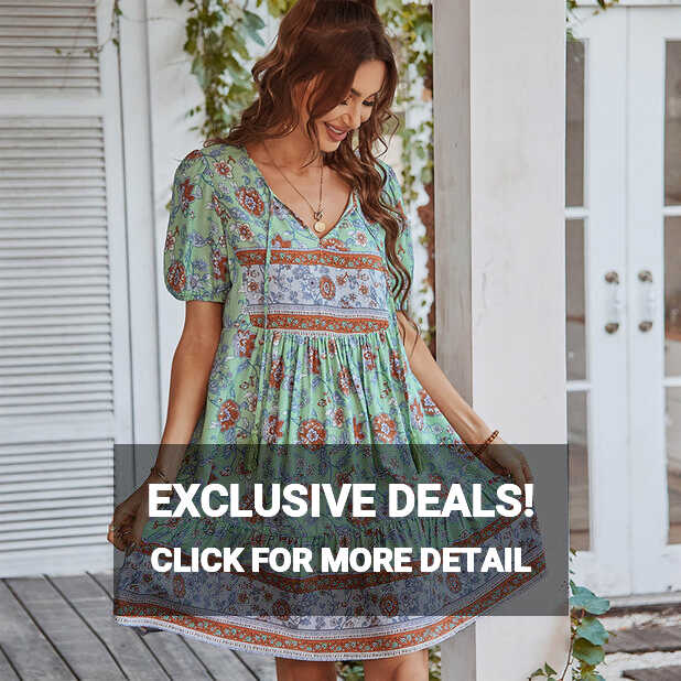 YWDJ Boho Dress for Women Casual Dresses for Women Summer Spring ...