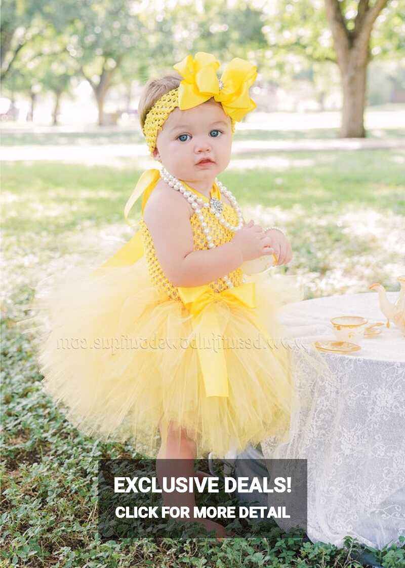 Yellow Princess Dress Yellow Tulle Dress Princess Birthday Party ...