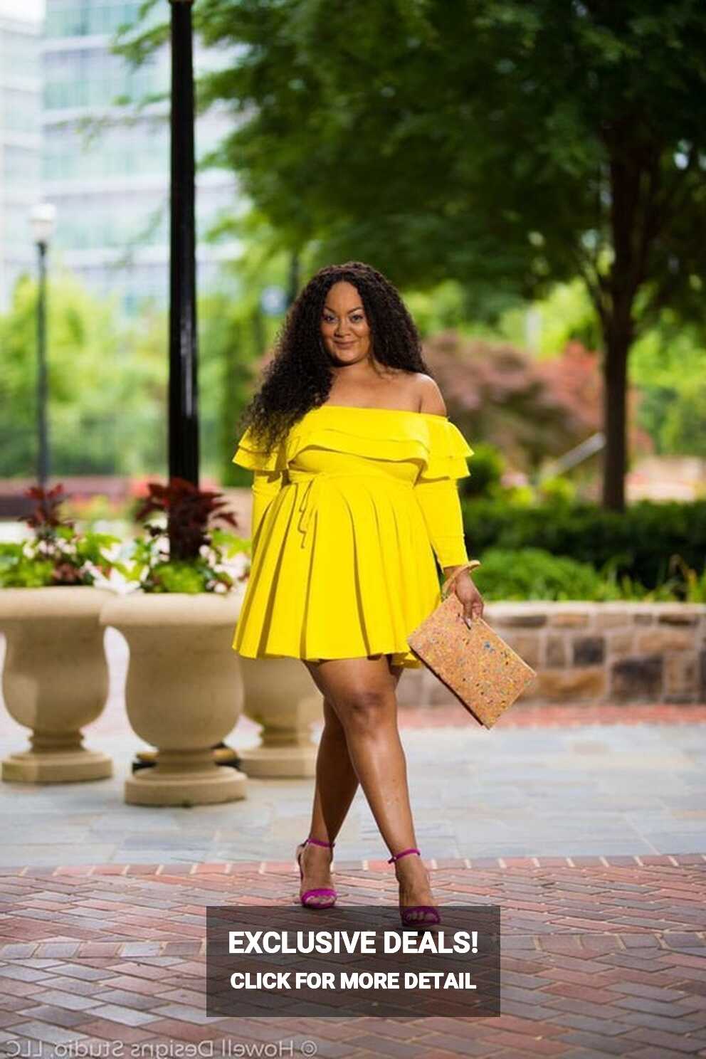 Yellow Short Dress,women Outfit,party Dress,african Short Gown ...