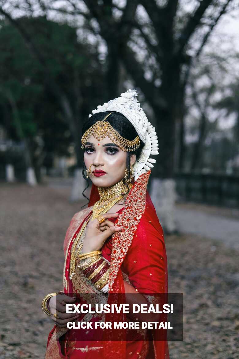 Young Model in a Traditional Indian Wedding Dress · Free Stock Photo