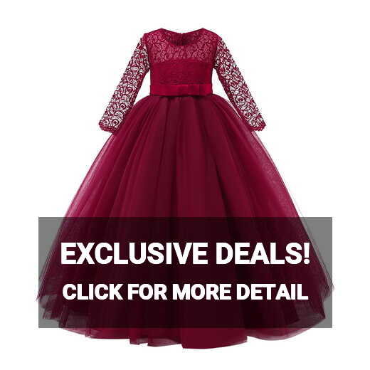 ZHAGHMIN Big Girls Dresses Size 14-16 Lace Formal Girls Princess ...