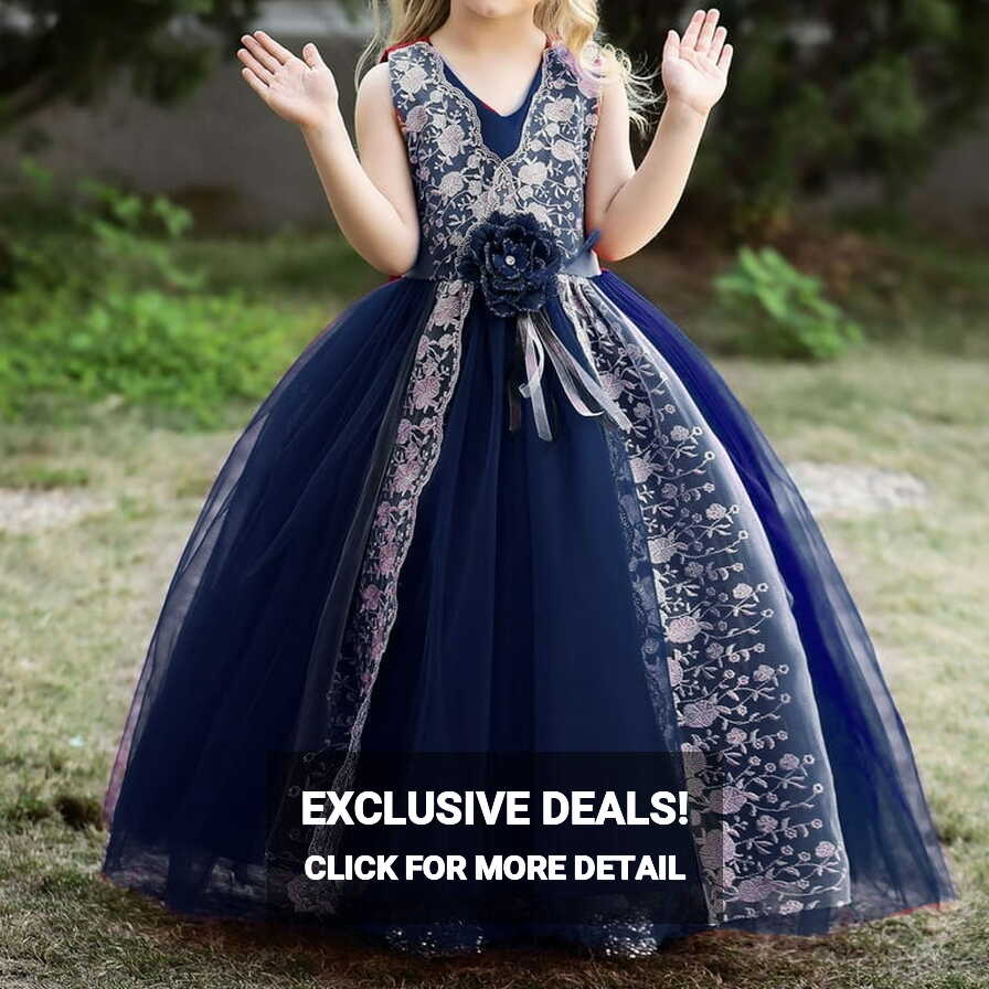 ZHAGHMIN Size 6 Girls Dresses Girls Dress Princess Dress ...