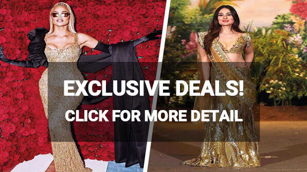 Zari saris to sequined dresses: Bling it up in gold this festive ...