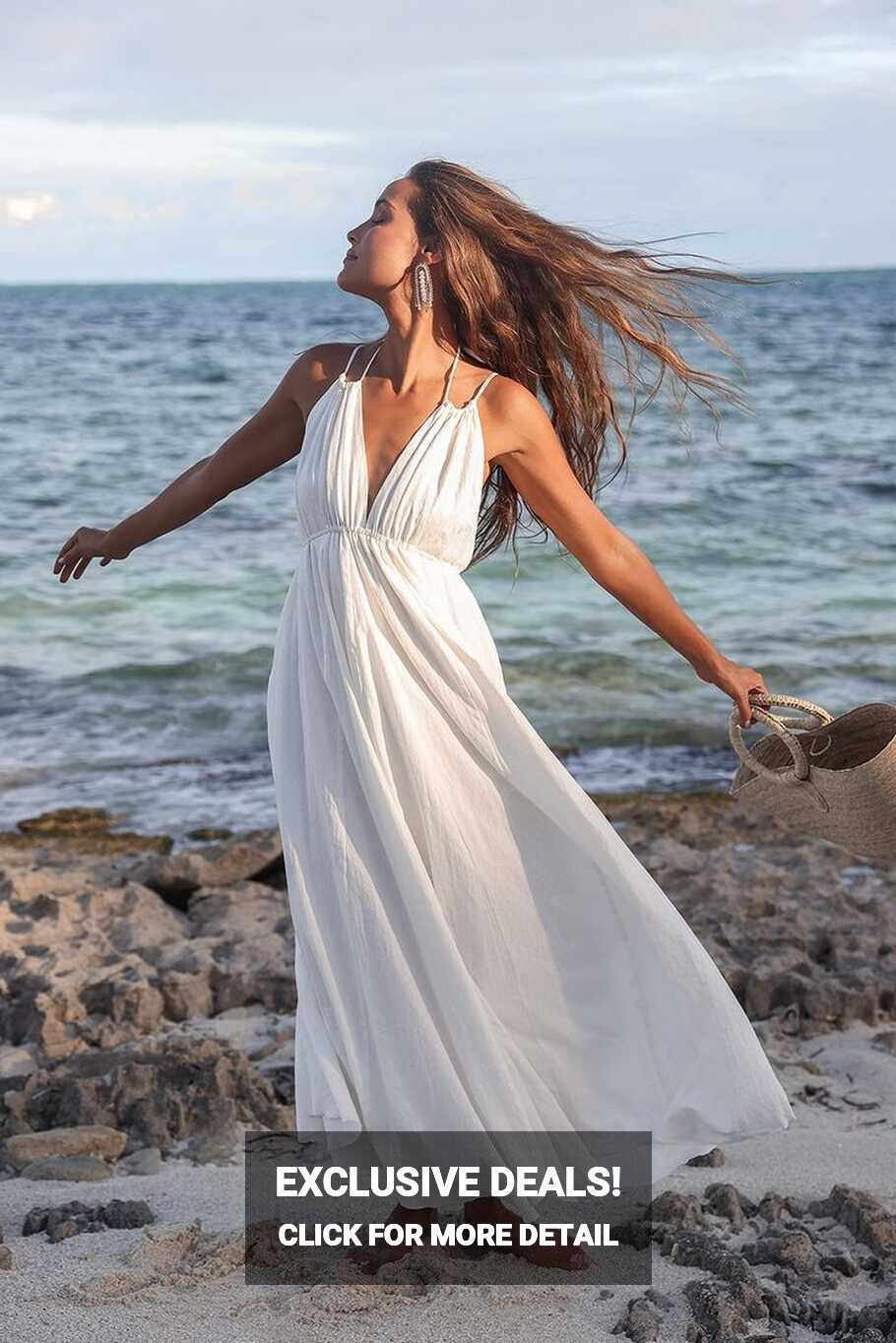 beach maxi dress for women