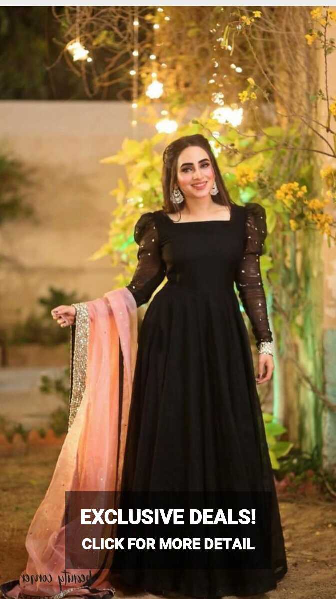 beautiful black maxi