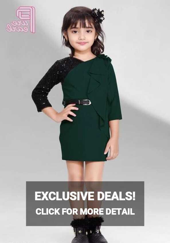 fcity.in - Kids Girl Western Fashion Party Wear One Piece Dresses ...