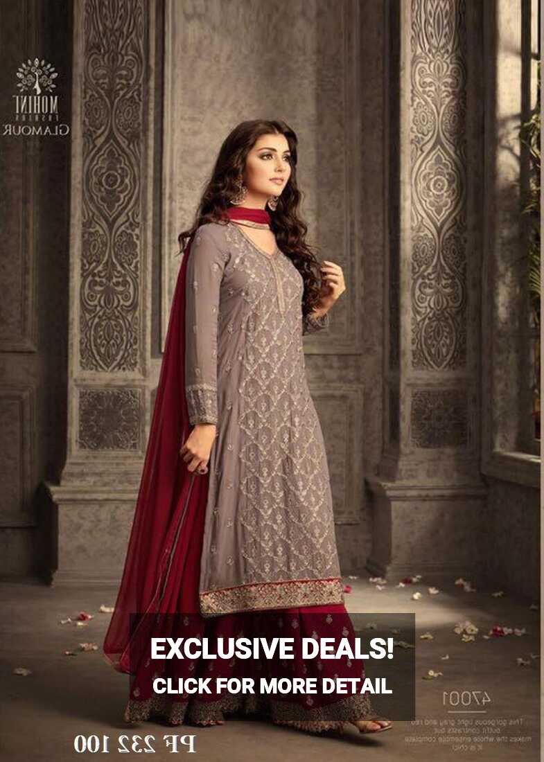 georgette embroidered function wear designer dress, 20-50 at Rs ...