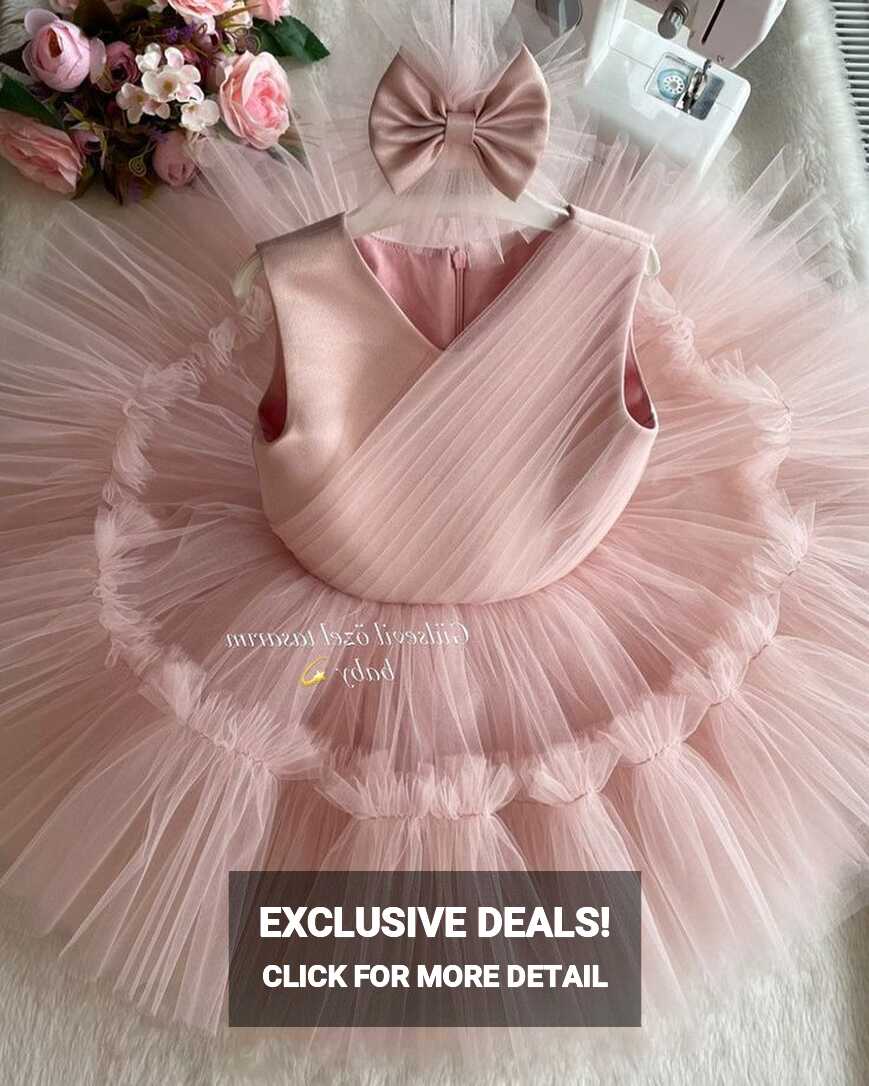 pink tutu dress,white tutu dress,birthday dress,Baby Girl Dress ...