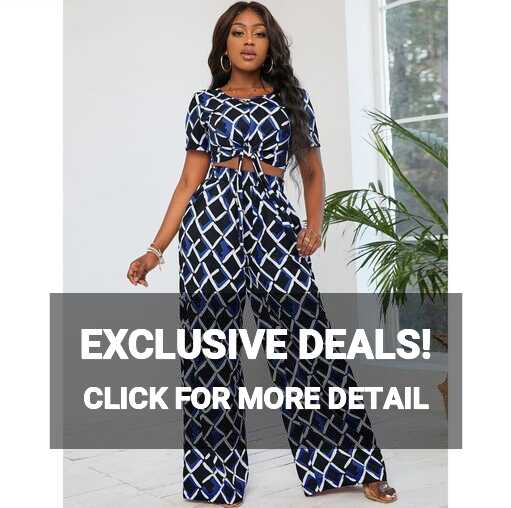 shein 2 piece Top &amp; Pants Set Black, Blue, White | eBay