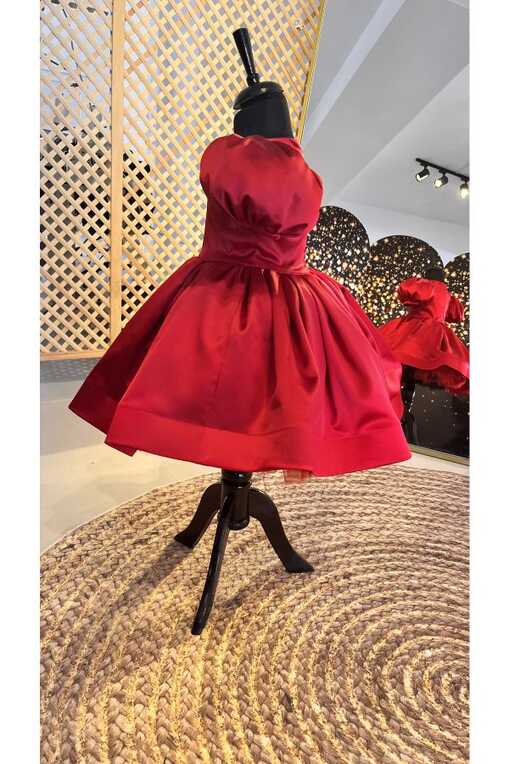 İkrabutikbursa Girl&#39;s Red Evening Dress, Girl&#39;s Evening Dress ...