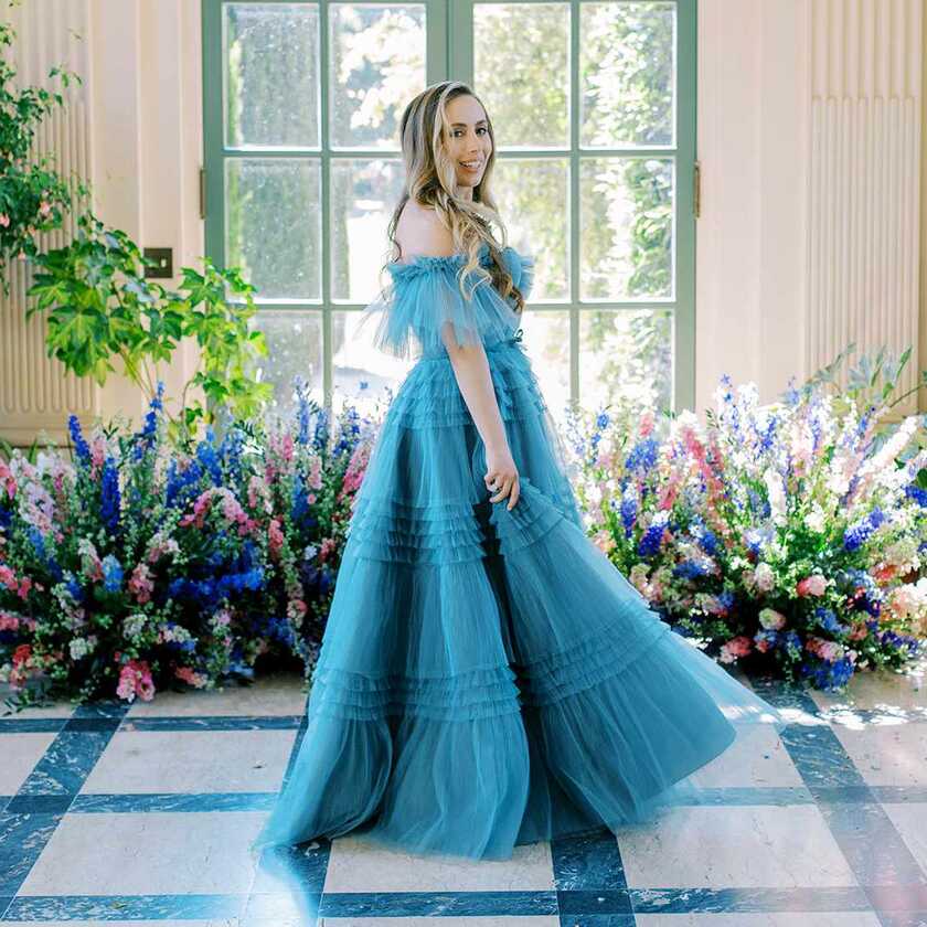 10 Beautiful Blue Wedding Dresses to Inspire Your Own